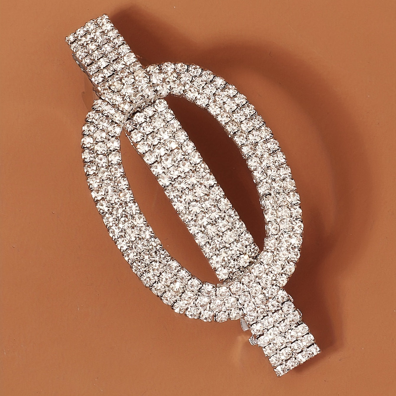 Non-slip Rhinestone Hair Clip for Women Elegant Head Jewelry Hair Accessories