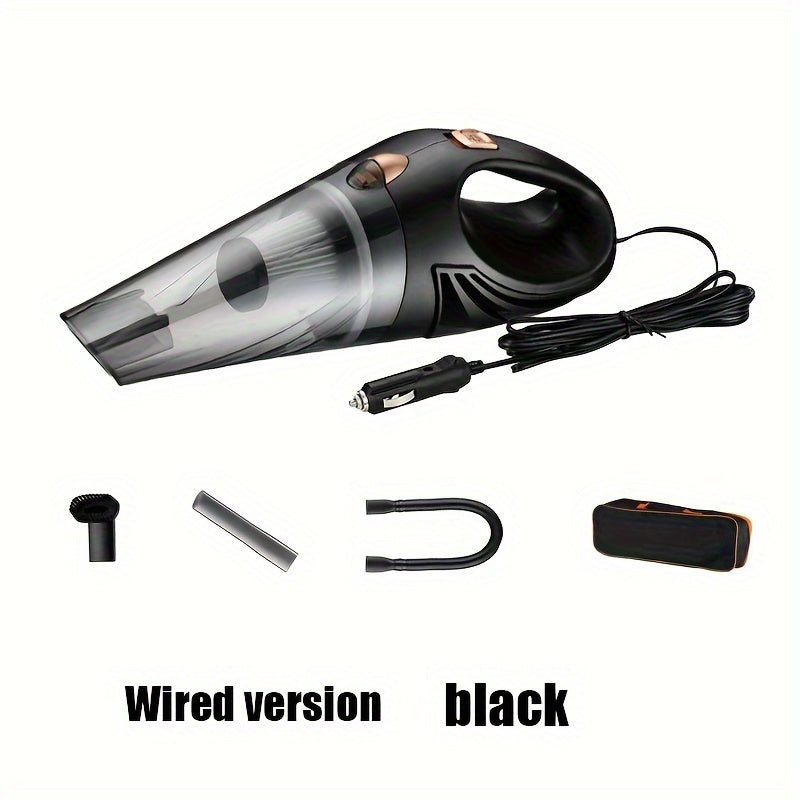 Wired Handheld Car Vacuum Cleaner High Power Strong Suction for Cars and Homes