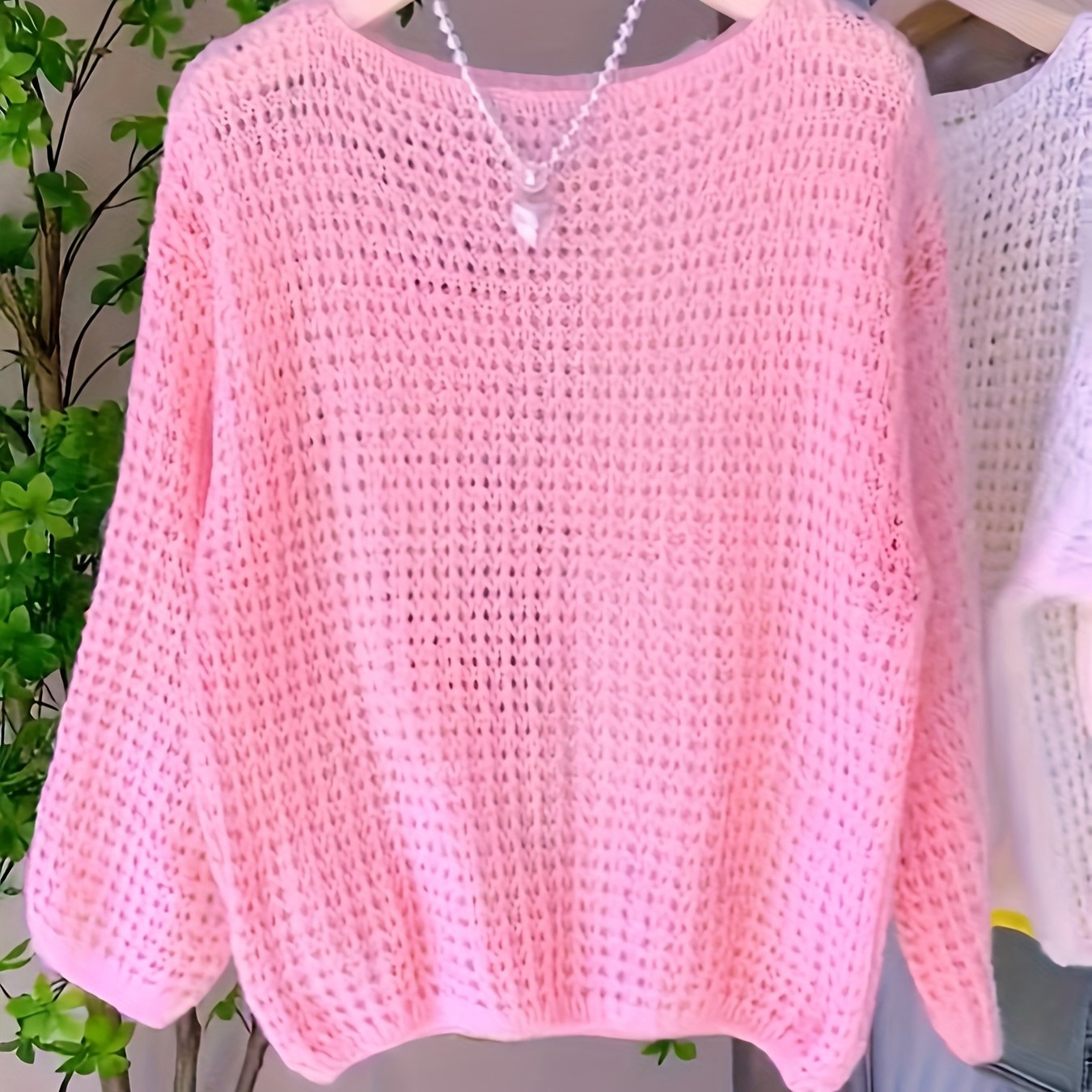 Кардиган для женщин больших размеров легкий и воздушный на весну и лето, с длинными рукавами