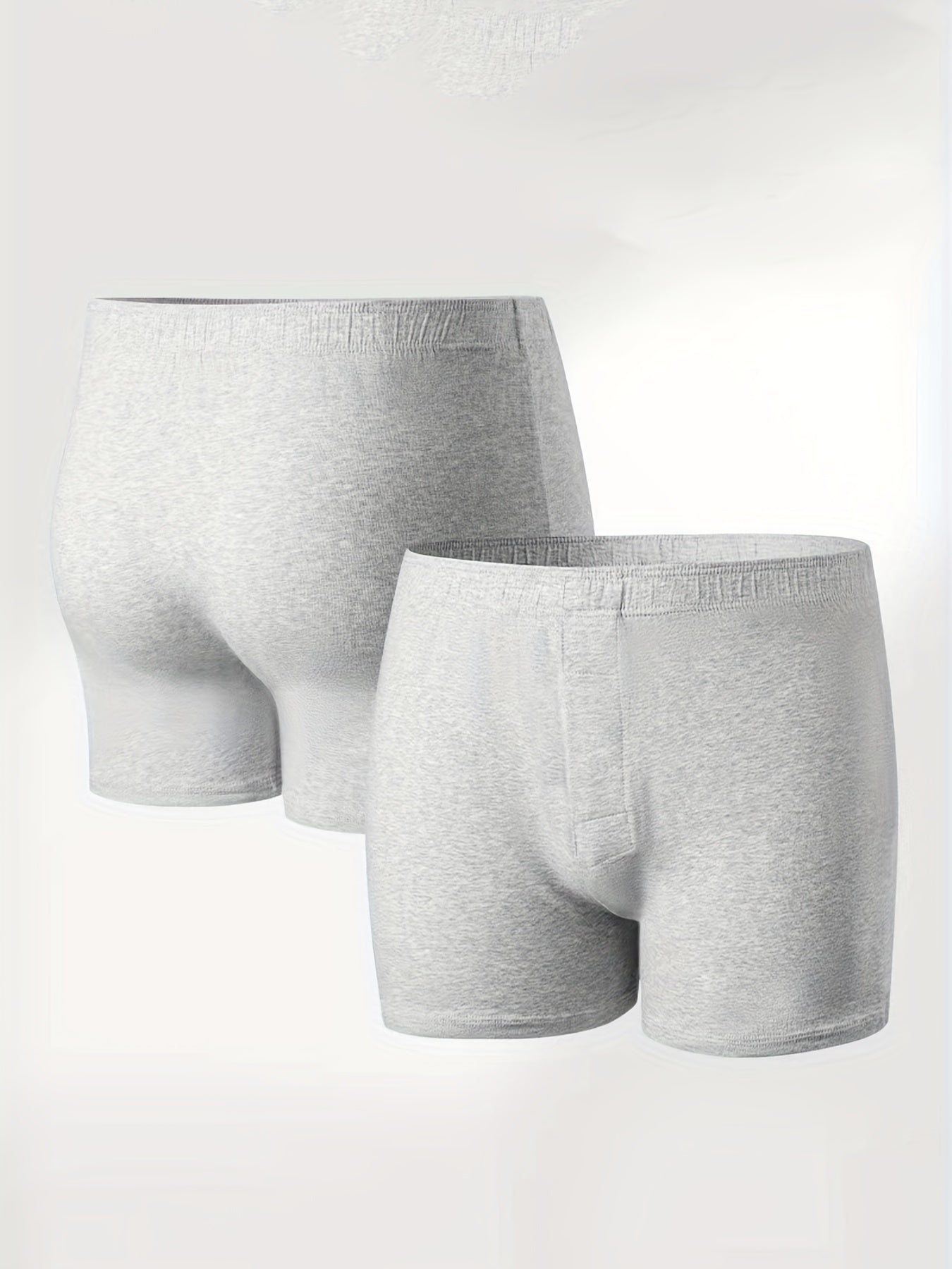 Men's Cotton Boxer Shorts Breathable Summer Lounge Swim Trunks Casual Fit