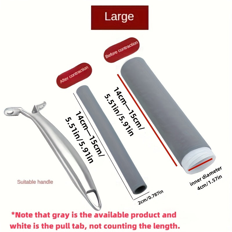 Qizib ketishga chidamli silikondan tayyorlangan qozon tutqichining qopqog'i, yopishqoqsiz tutqich