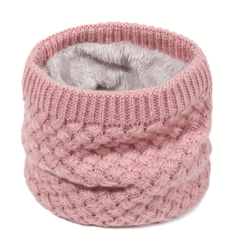 Striped Knitted Warm Neck Scarf for Men Women Winter Outdoor Ski Riding