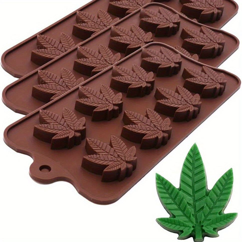 Silicone Maple Leaf Molds for Chocolates Ice Cream Baking and Cake Decorating