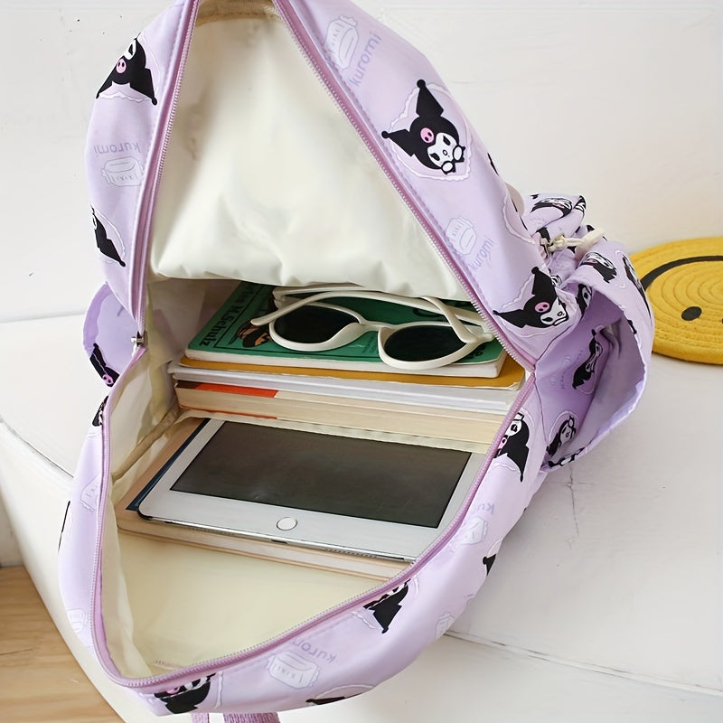 Bolalar uchun Sanrio ruksaklari, yoqimli multfilm dizaynlari, engil va bardoshli kanvas material, bir nechta ranglar va naqshlarda mavjud, katta sig'im va zipli yopiq.