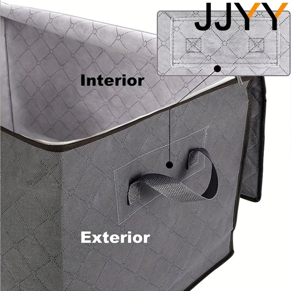 Caja de almacenamiento de gran capacidad de fibra no tejida para ropa, ropa de cama, toallas, plegable, duradera