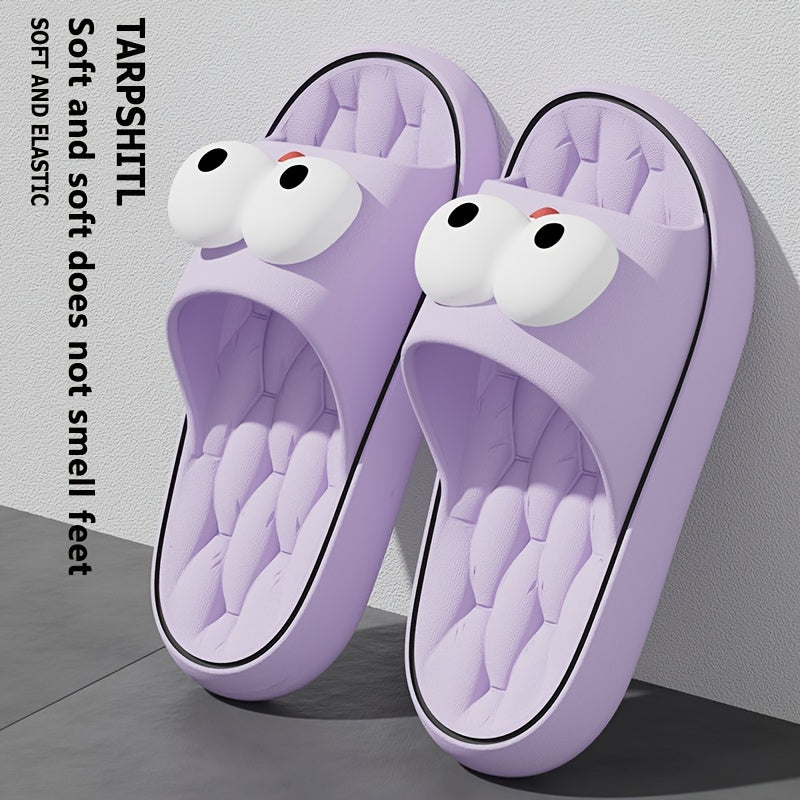 Women's Cartoon Flip-Flops for Summer Outdoor Beach Bathroom Slippers