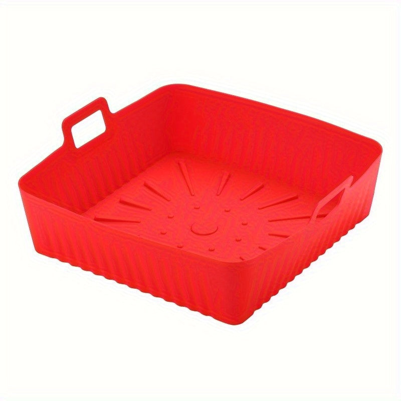 Silicone Air Fryer Liner Tray Non-Stick Dishwasher Safe Heat Resistant