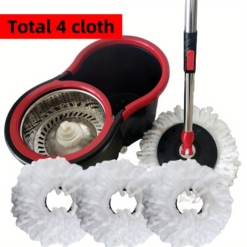 Set de fregona y cubo multiusos con esponjas de repuesto adicionales para la limpieza del hogar