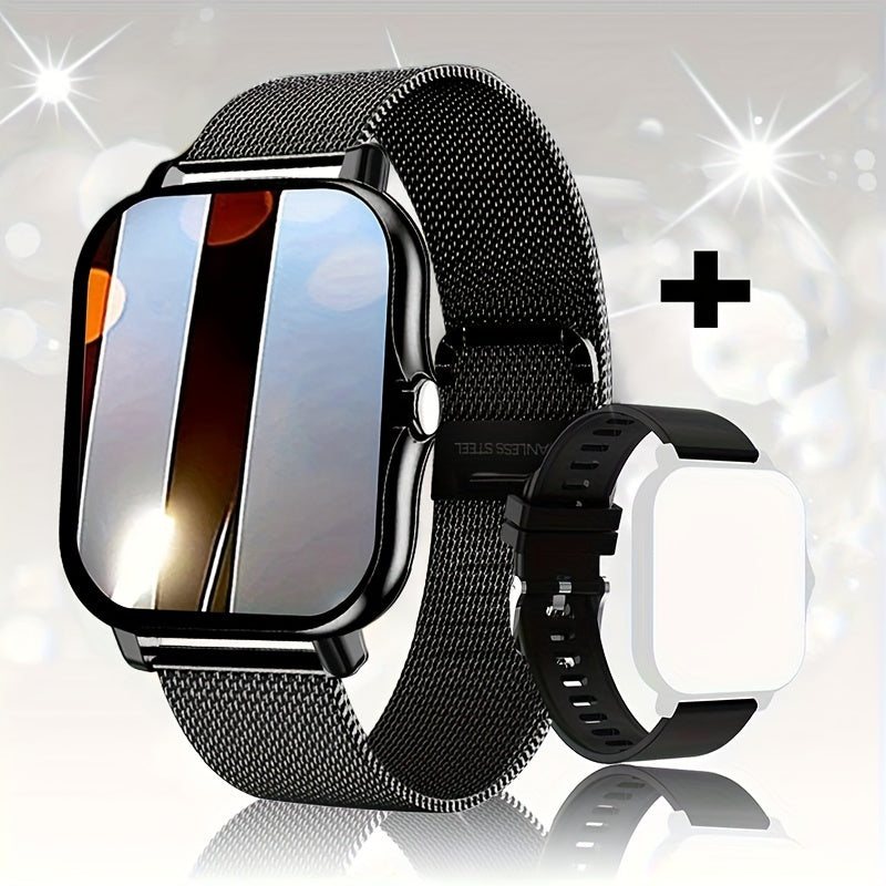 Smartwatch 1.83 Inch Display Wireless Calling Sports Modes Sedentary Reminders Compatible with Android iPhone