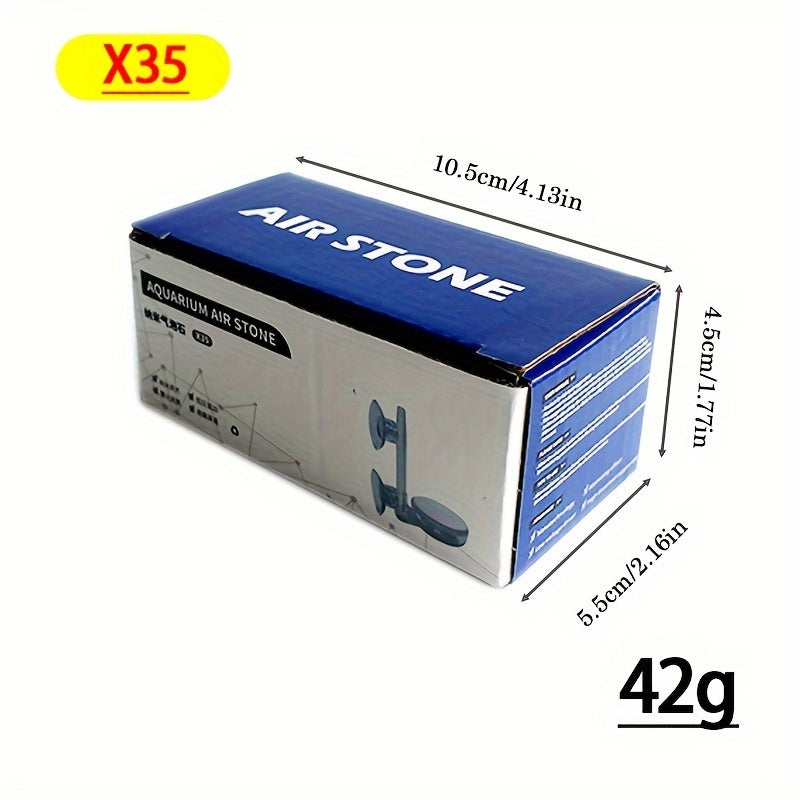 Aquarium Air Stone Kit Nano Bubble Diffuser with Quiet Control Valve for Fish Tanks