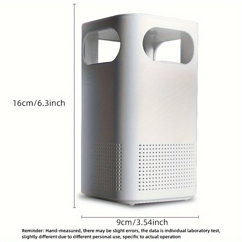 Air Purifier Desk Fan with 3-Speed, Odor Elimination, Ventilation Modes