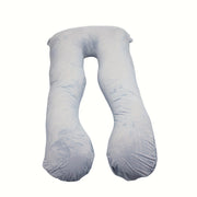 Almohada de apoyo en forma de U para embarazo para espalda, piernas, vientre y caderas 30x35 cm