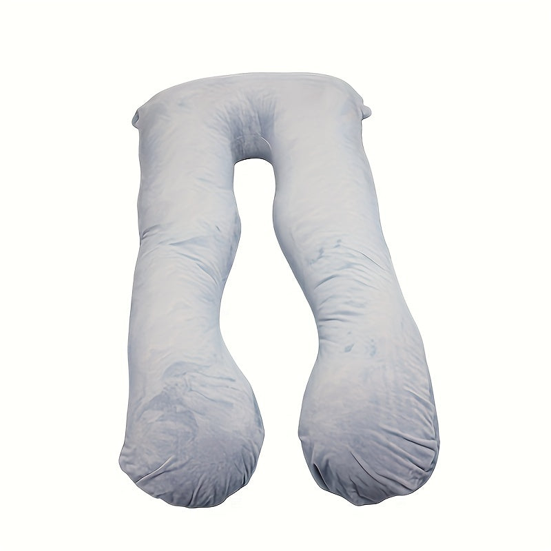 Almohada de apoyo en forma de U para embarazo para espalda, piernas, vientre y caderas 30x35 cm