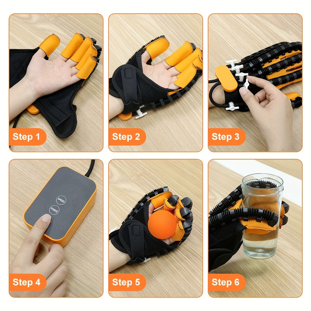 Hand Exercise Gloves for Finger Training and Hand Rehabilitation Battery Powered