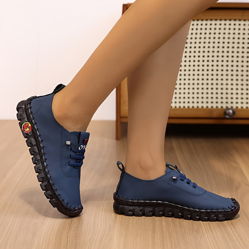 Women's Lightweight Casual Loafers Slip-Ons Solid Color Sequin Dress Shoes