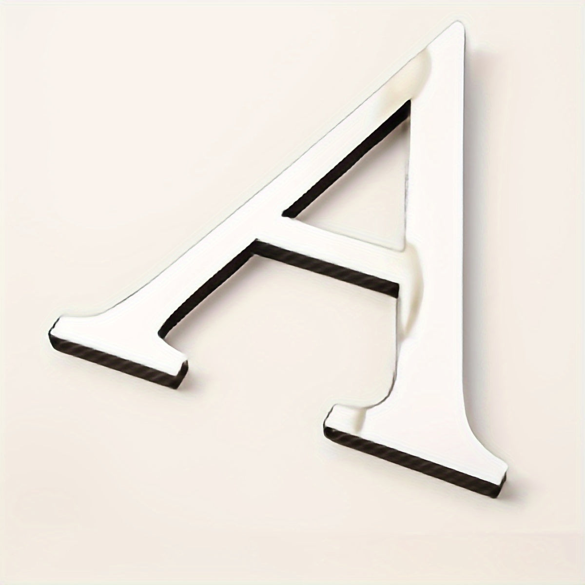 3D Acrylic Mirror Wall Decals Alphabet Stickers Gold Silver Self-Adhesive Modern Home Decor