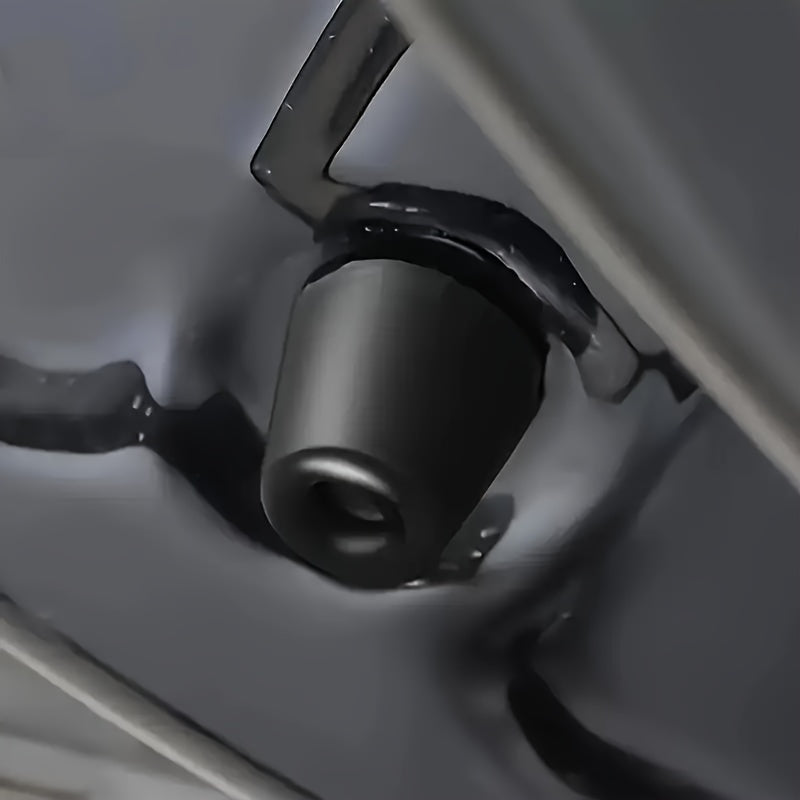 10-to'plam rezina avtomobil eshigi to'siqlari qora chekka himoyachilari bumpers