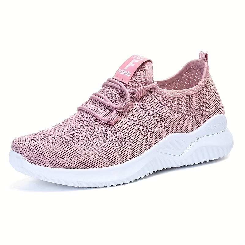 Women's Mesh Sneakers Lightweight Low-Top Casual Skateboarding Shoes