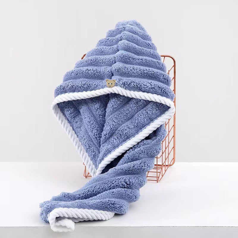 Soft Polyester Hair Towel Pack for Quick Drying and Gentle Use