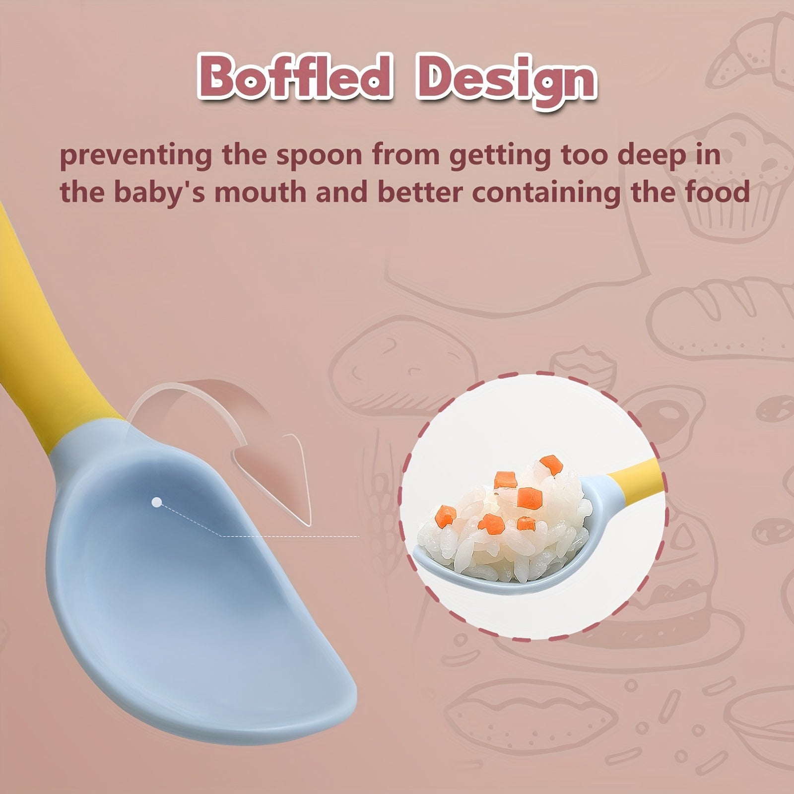 Children's Feeding Set BPA-Free Spoon and Fork with Travel Case for Kids