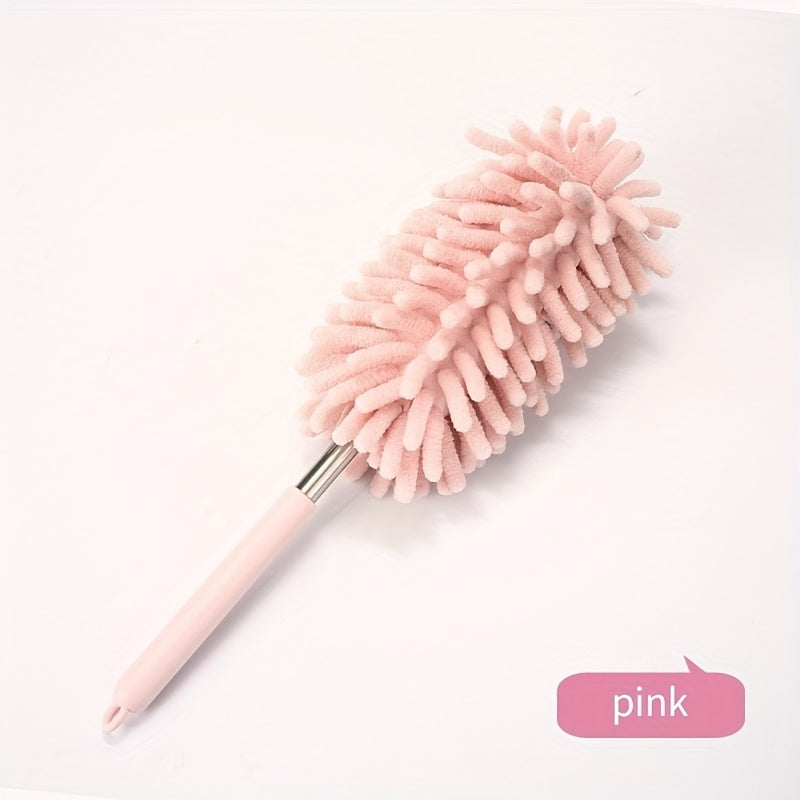 Retractable Microfiber Dust Removal Brush for Office Car Window Ceiling Fan