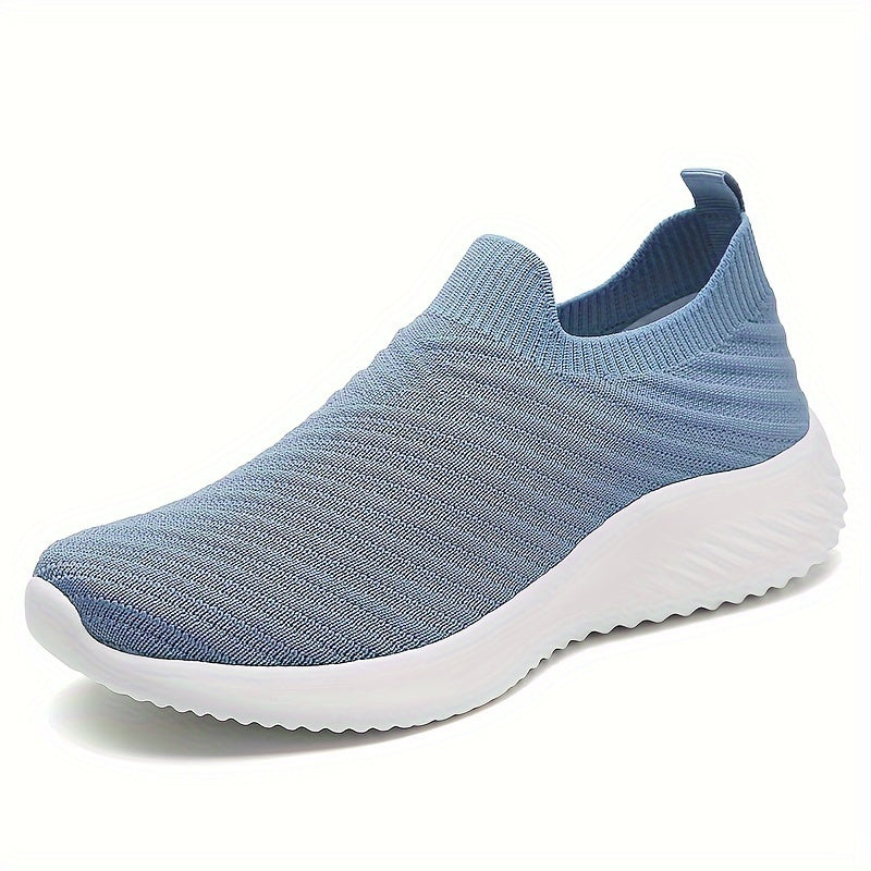 Ayollar uchun kundalik sport slip-onlar nafas oladigan, engil, qulay
