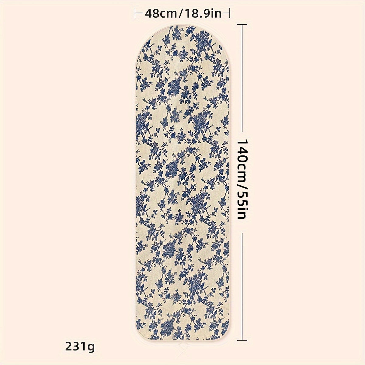 Cotton-Linen Ironing Board Cover Heatproof Durable Elegant Home Accessory