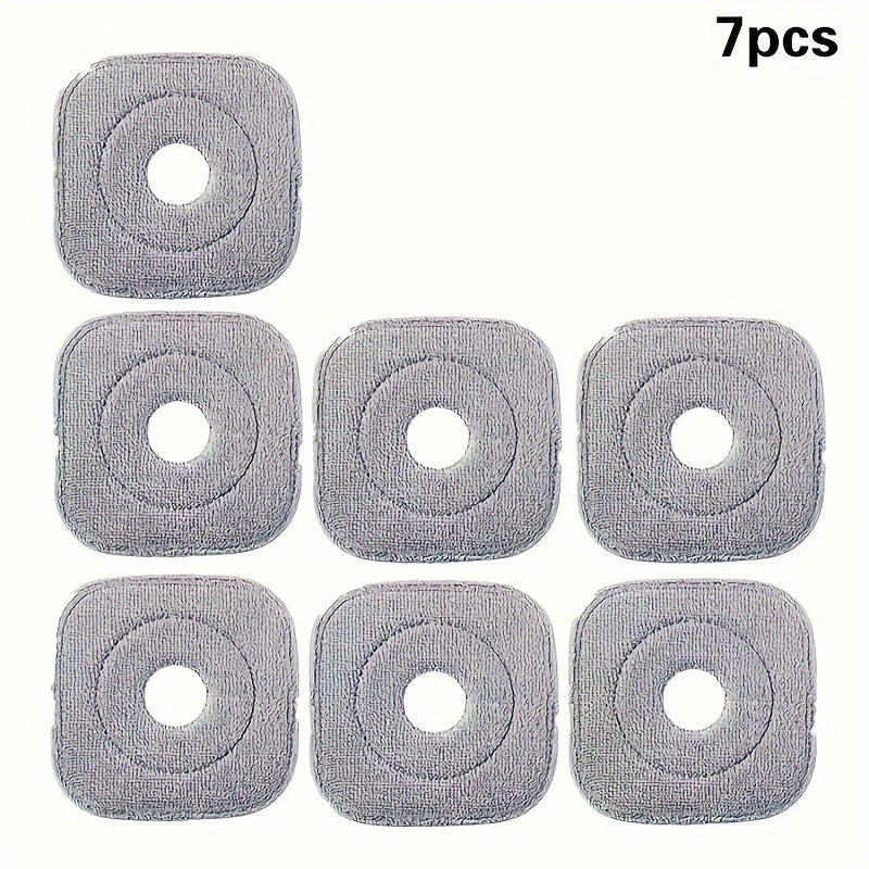Microfiber Mop Pads Set of 3, 7, or 10, Washable, Durable, Compatible with Spin Mops