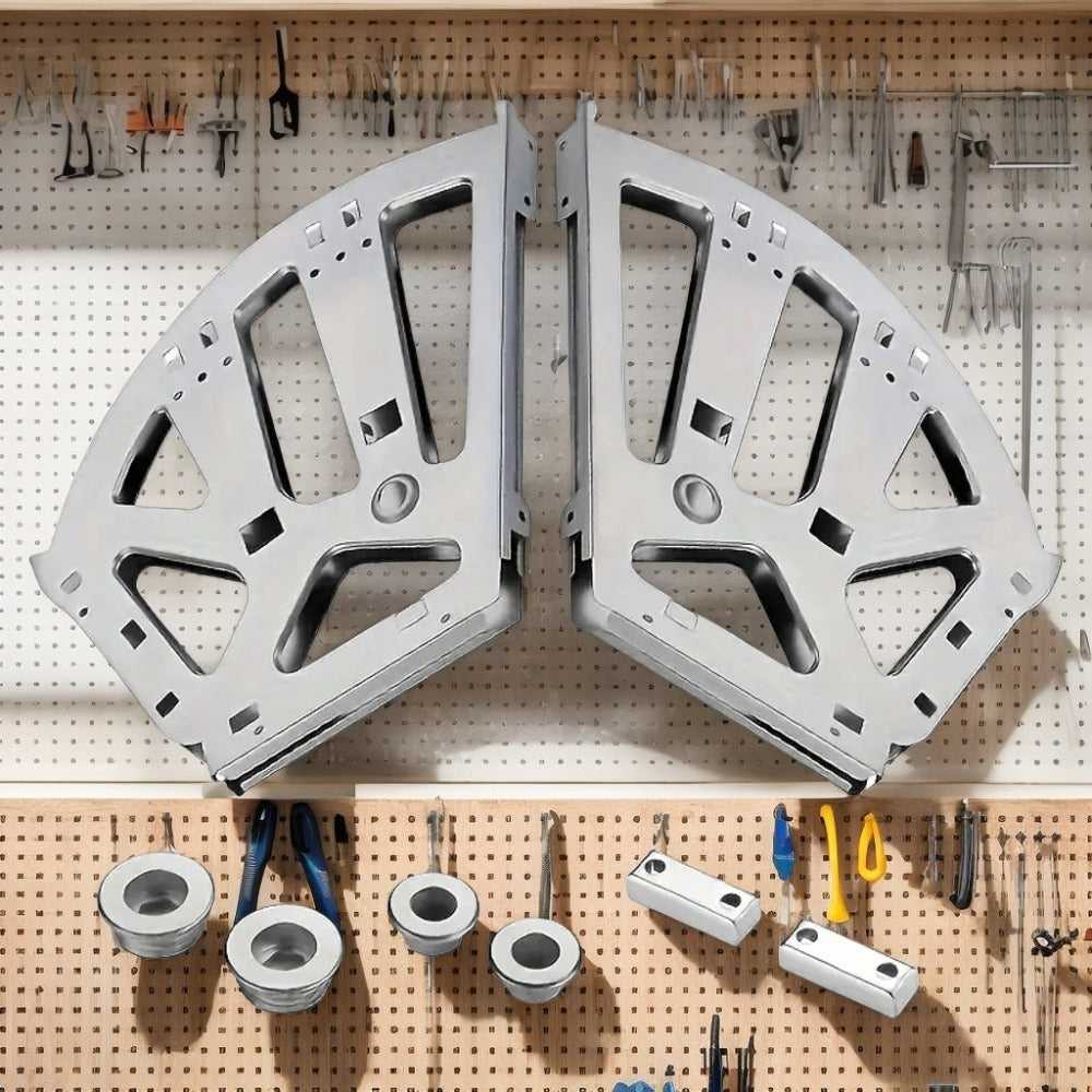 Three-Layer Metal Shoe Rack with Flip Frame Space-Saving Organizer