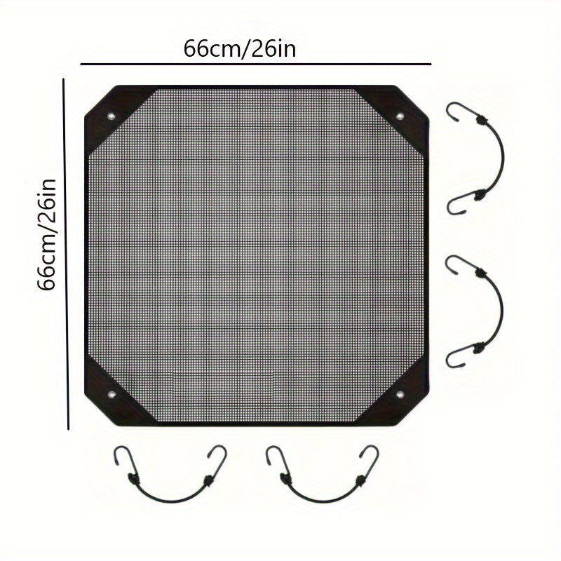 Protective Mesh Screen With Leaf Guard for Outdoor Air Conditioner Unit Durable All-Season Protection