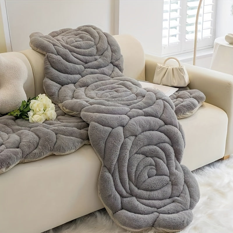 Boho Style Quilted Sofa Cover Slip-Resistant Pet-Friendly Machine Washable Fits Armchair to 4-Seater Sectional