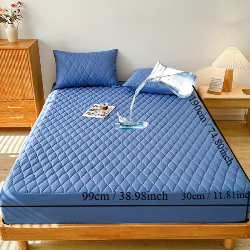 Protector de colchón impermeable, sábana ajustada, resistente a manchas, humedad, transpirable, a prueba de orina para cama