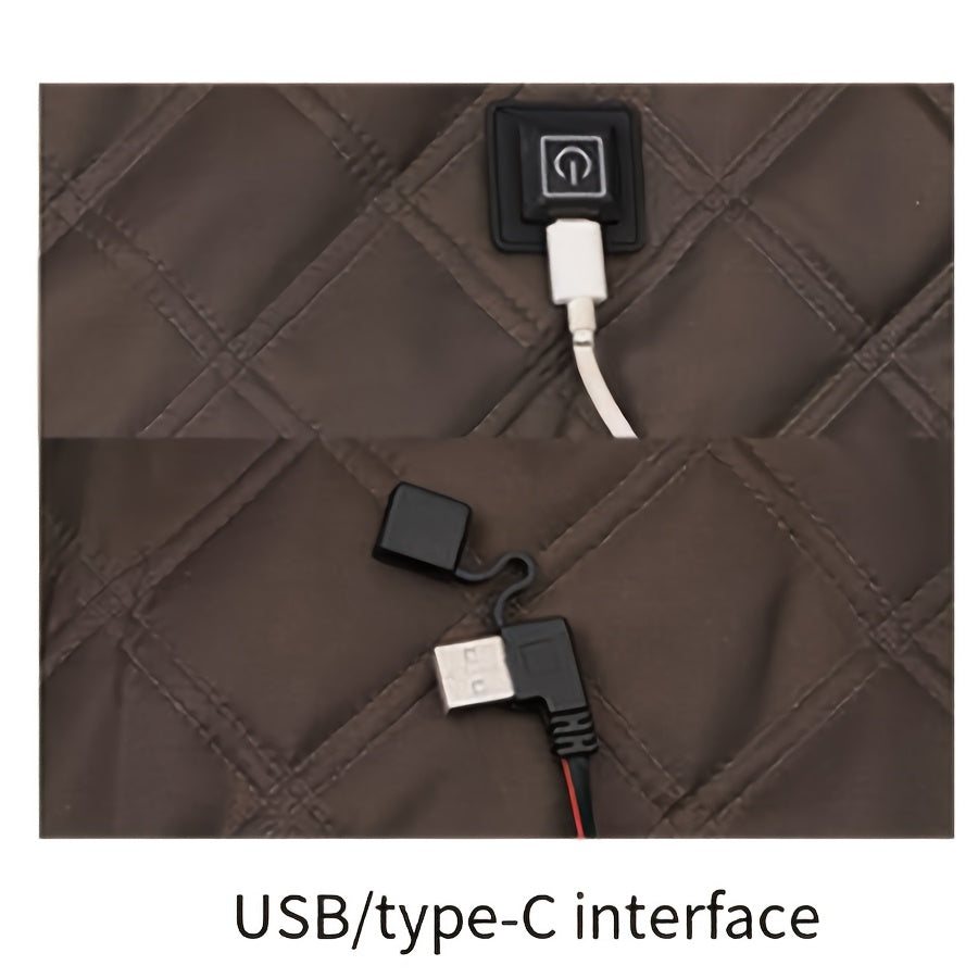 USB Graphene Heating Pad for Back and Waist with 3 Adjustable Temperatures