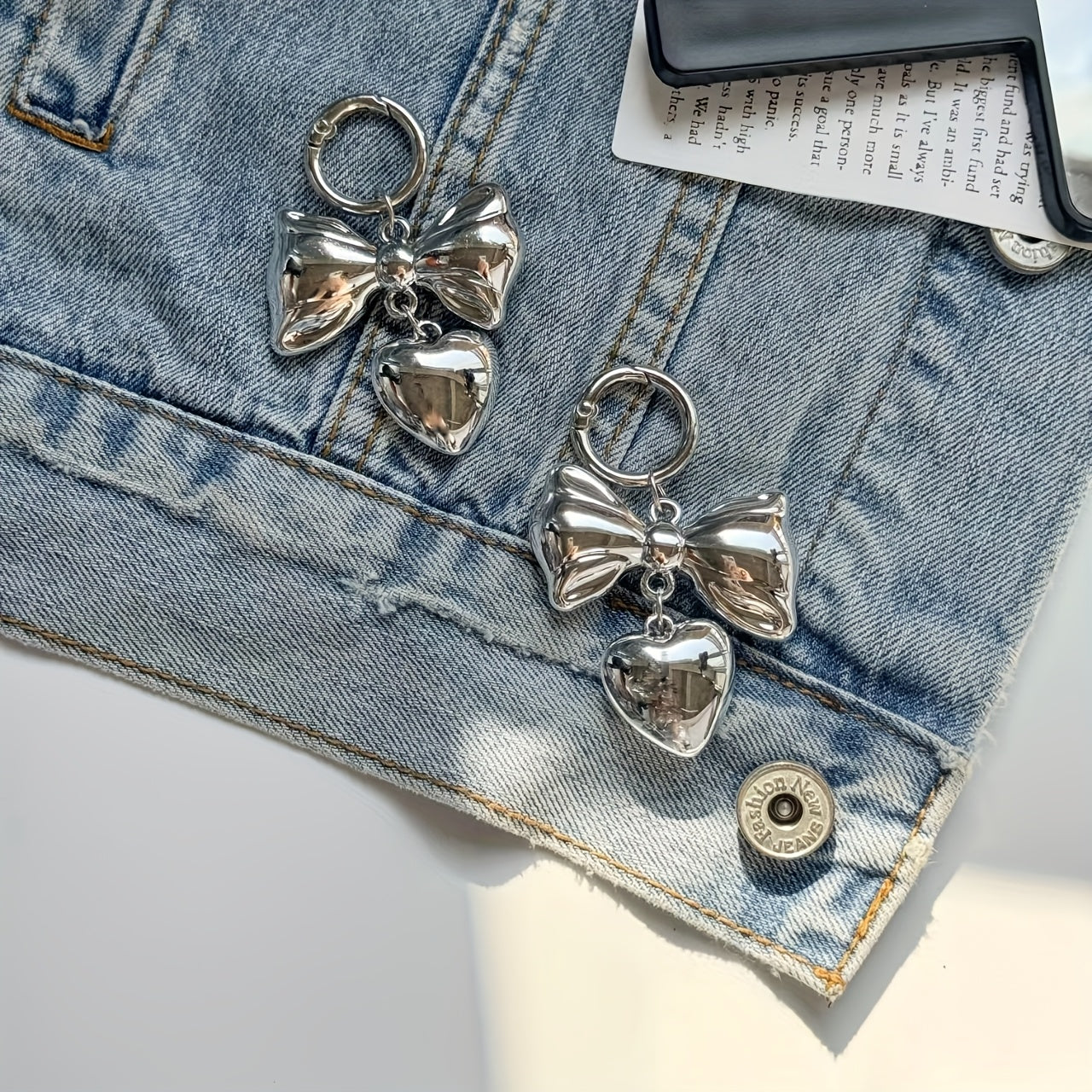 Women's Gothic Shoe Clips 2-Piece Zinc Alloy Bowknot Removable Accessories