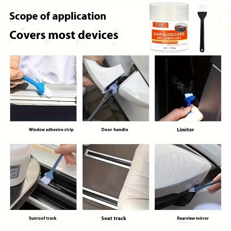 Automotive Grease for Sunroof Tracks Hinges Window Seal Lubricant 1 Piece