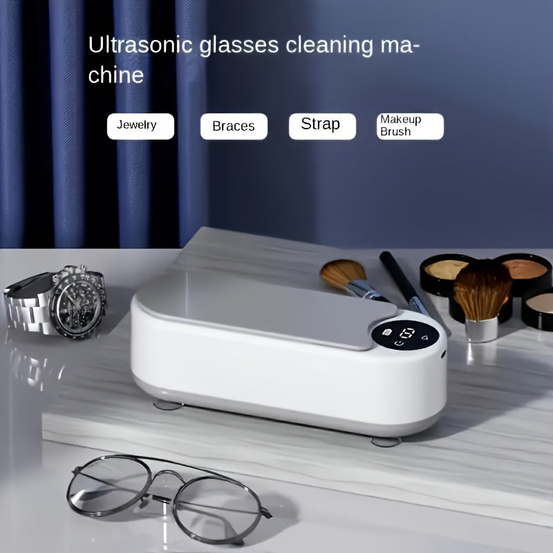 USB Rechargeable Jewelry and Glasses Cleaner with Soundwave Technology