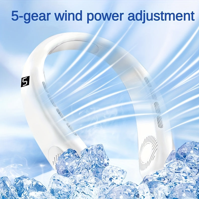 Portativ bo‘ynig‘a mo‘ljallangan ventilyator, tez sovutish, shovqinsiz ishlash, tugma bilan boshqarish, silliqlashtirilgan plastmassa qoplamasi - tashqi va sayohat uchun ideal, turli ranglarda mavjud.