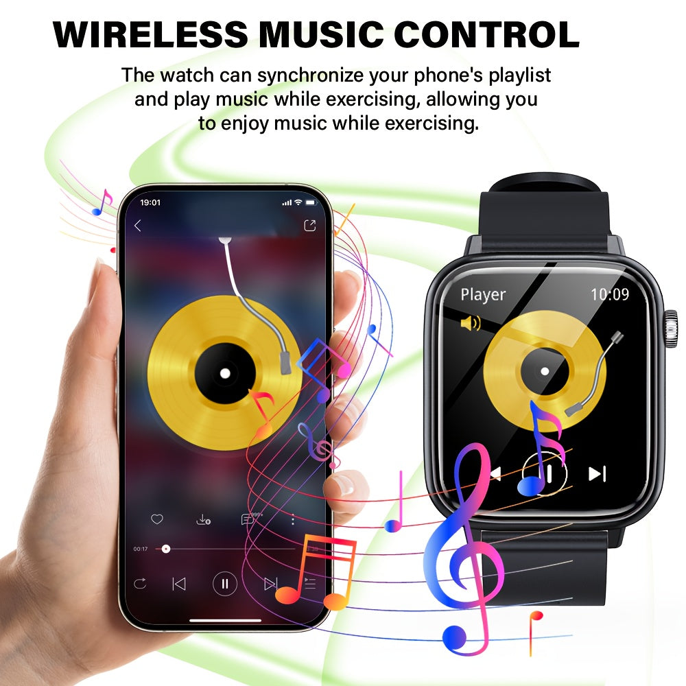 Smart Watch for Women Fitness Tracker Wireless Calling IP68 Waterproof 1.83 Inch TFT Screen