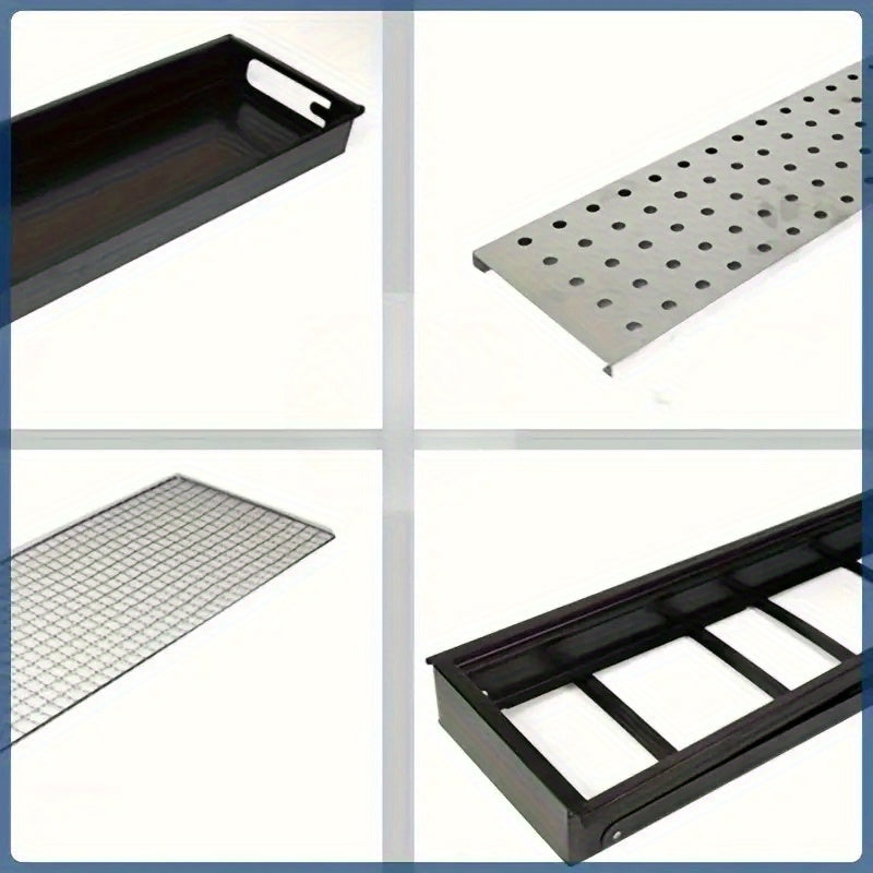 Foldable stainless steel grill for outdoor BBQ camping picnics modern durable design