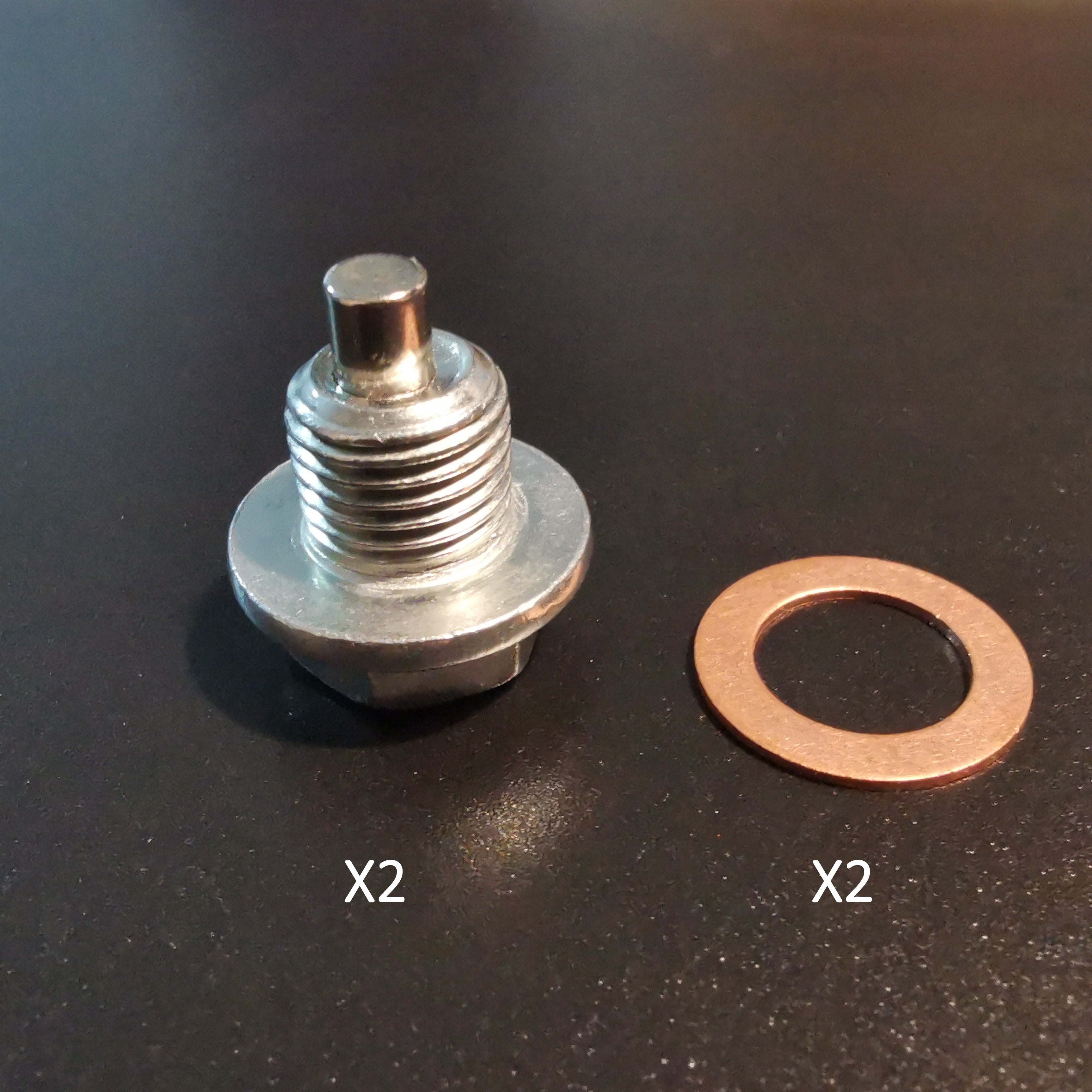 Tapón de drenaje de aceite de motor magnético 14x1.5mm con junta para coches