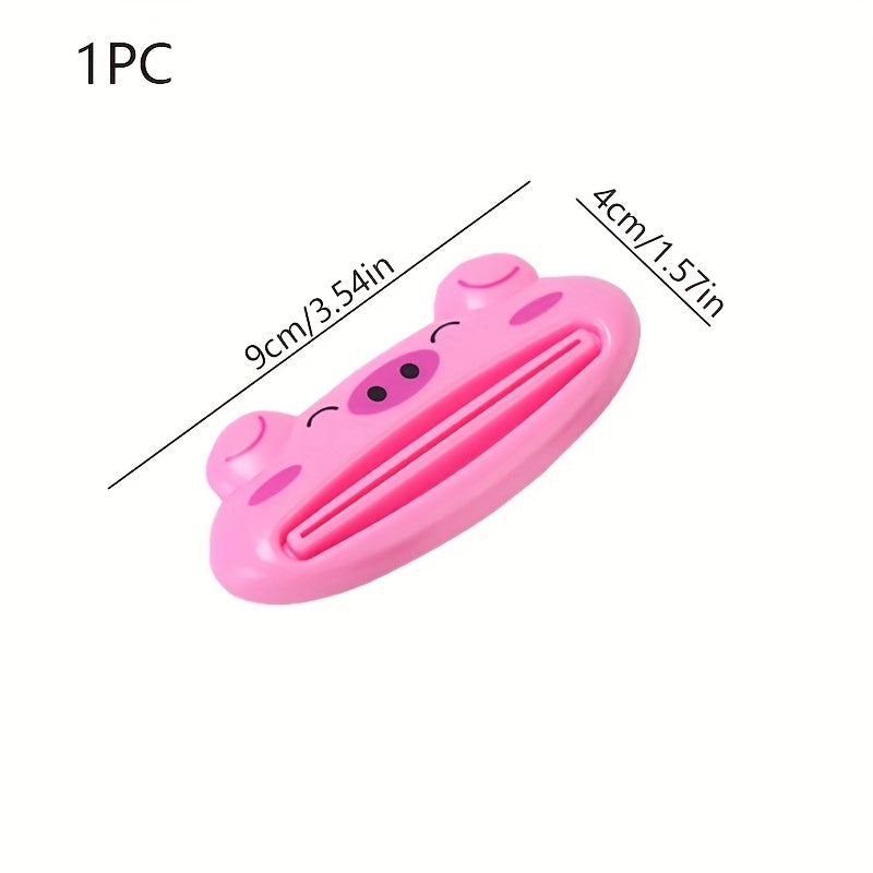 Kids Plastic Cartoon Animal Toothpaste Squeezer Bathroom Accessory