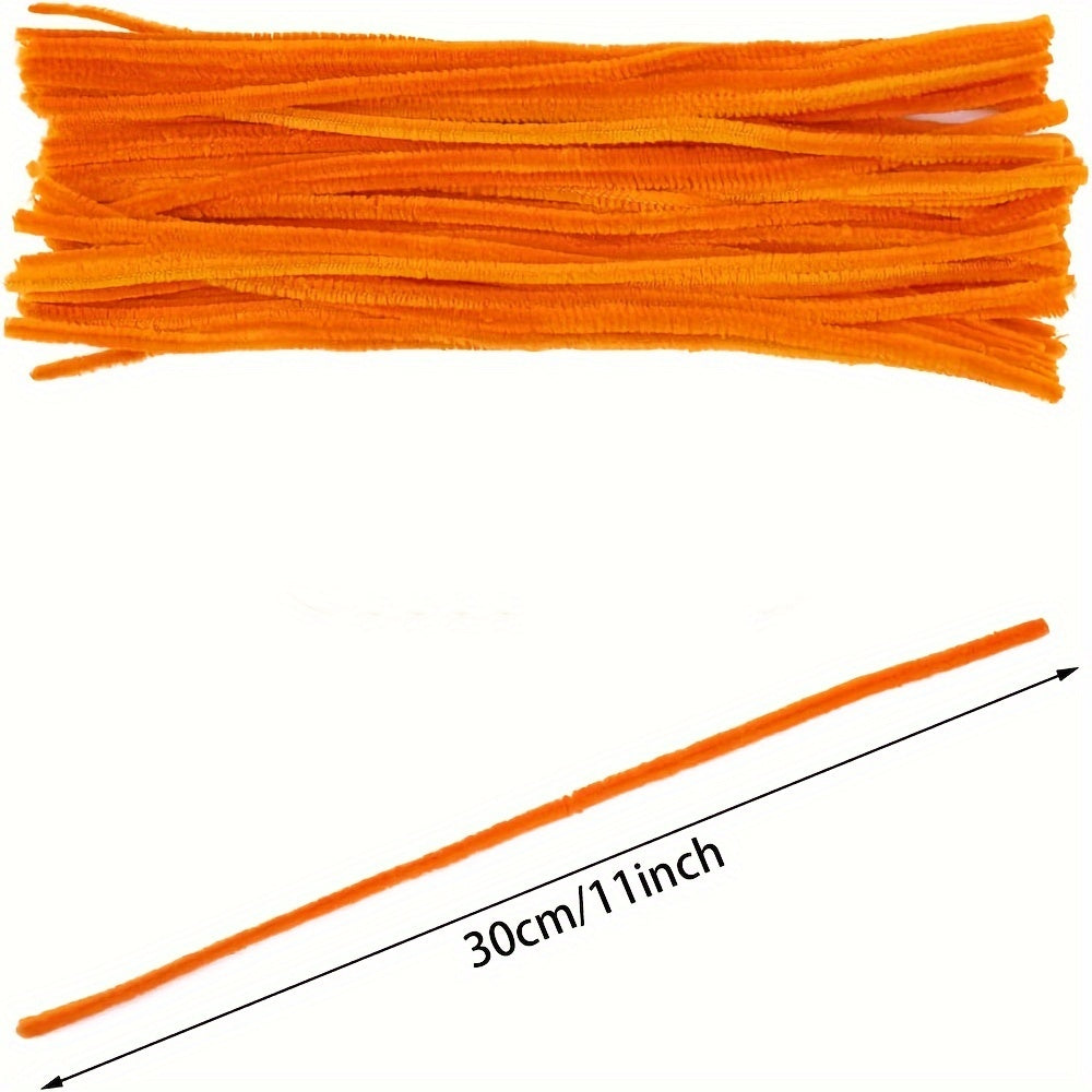 400-Pack Nylon Chenille Pipe Cleaners in 39 Colors for Arts and Crafts