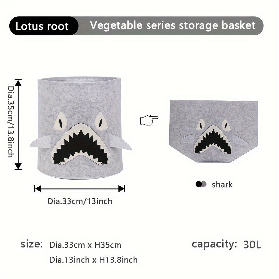 Cartoon Animal Laundry Hamper Large Foldable Storage Bin for Kids Toys and Nursery Clothes