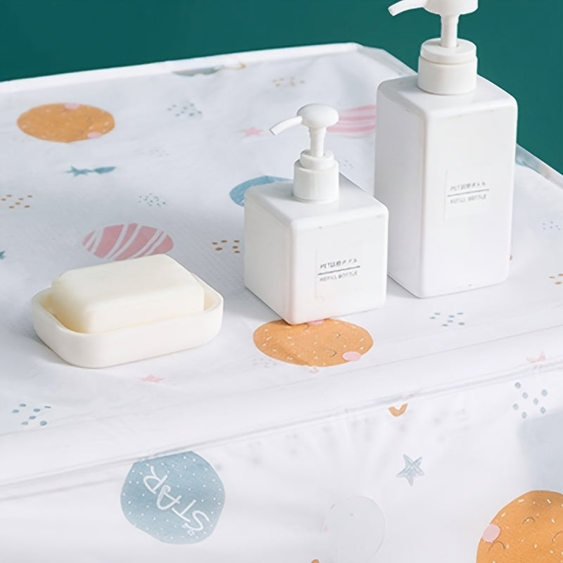 Semi-Transparent Waterproof Sun-Protective Washing Machine Cover for Front Loaders