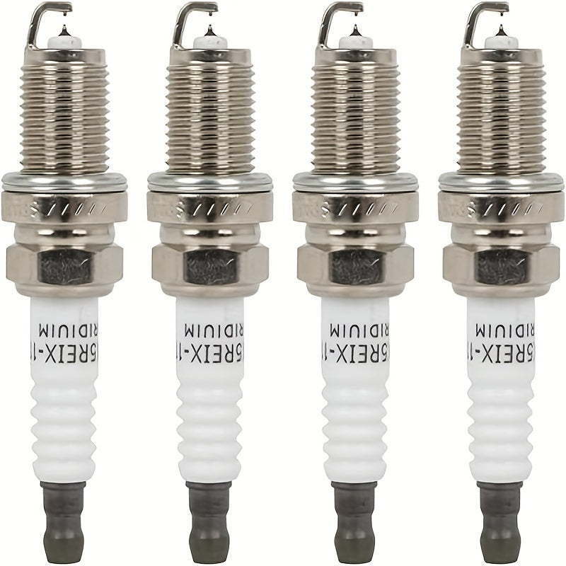 4PCS Spark Plugs Compatible with Various Vehicles, Iridium, 4PCS