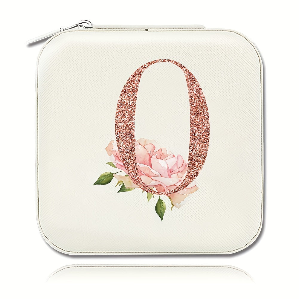 Шкатулка для хранения украшений для колец, ожерелий и гвоздиков, компактный дорожный органайзер