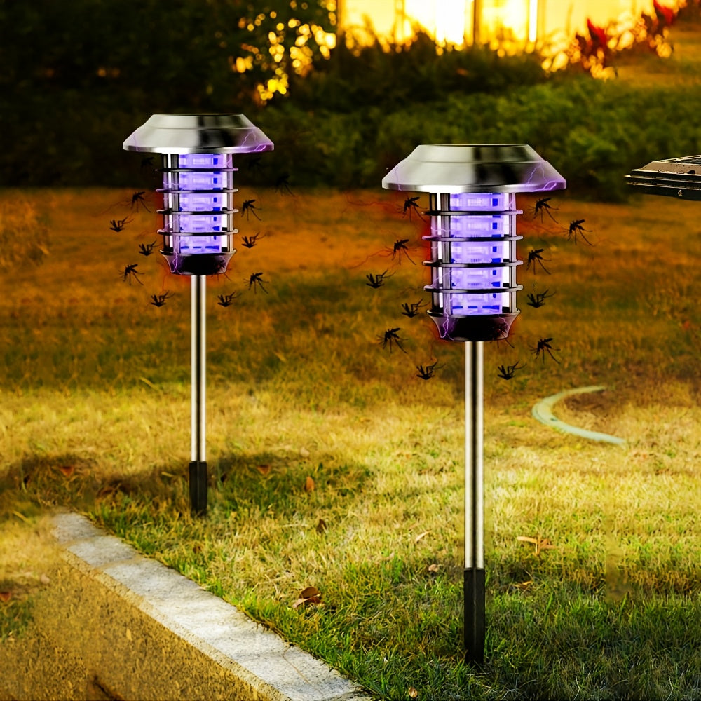 Quyoshli Zararkunanda O'chirgichlar uchun UV LED chirog'i bilan quyosh energiyali zararkunanda o'ldiruvchi, bog' hovli, orqa hovli uchun