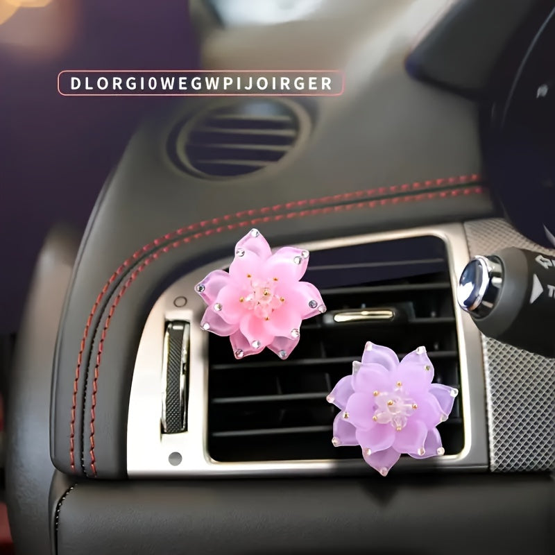 Avtomobil havo tozalovchi Lotus gul dekoratif aromatik tayoq asal honeycomb scent