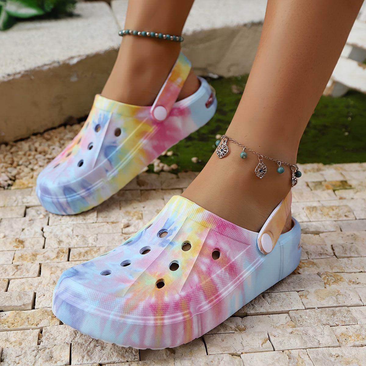 Women’s Summer Sandals Lightweight EVA Slip-On Beach Shoes for Outdoor Activities