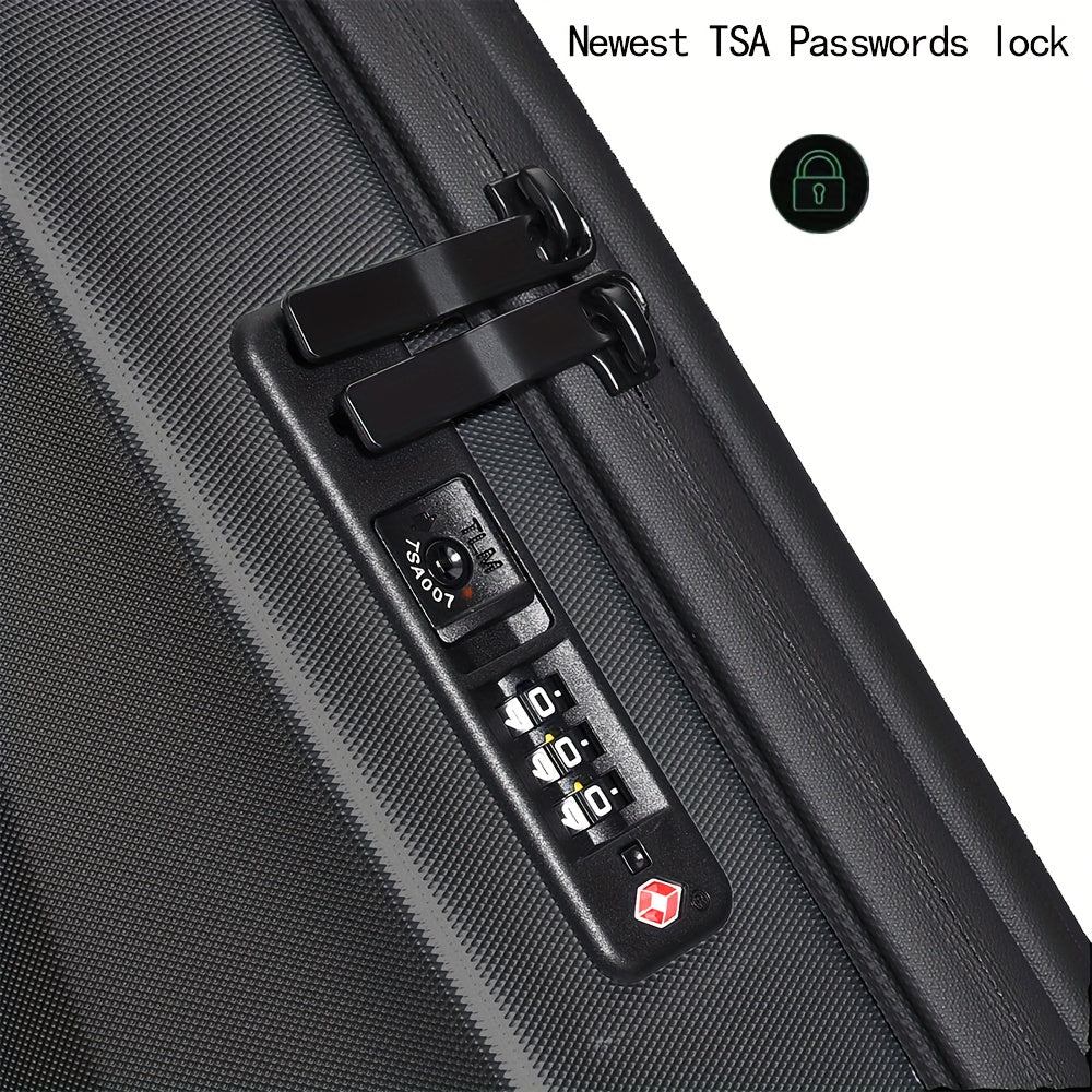 HUABUPS Katta Hajmli Noutbuk Ruksak USB Zaryadlash va Parol Qiluvchi Qopqoq bilan - Sayohat, Biznes, Maktab uchun Ideal - Mustahkam PVC, Ko'p Bo'limli Dizayn, Moslashtiriladigan Tasmalar|Ajoyib sovg'a